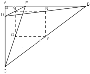 Cho tam giác vuông ABC, có hai cạnh góc vuông là AC = 6cm và AB = 8cm (ảnh 1)