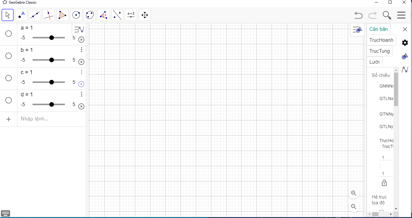 Tạo công cụ tìm ước chung lớn nhất của ba số a, b, c và bội chung nhỏ nhất (ảnh 1)