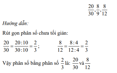 50 bài tập Rút gọn phân số Toán lớp 5 và cách giải (ảnh 1)