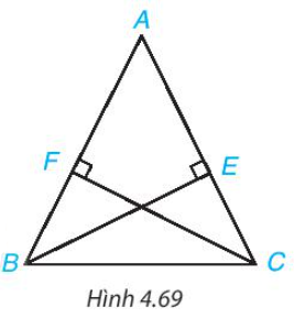Toán 7 Bài 16: Tam giác cân. Đường trung trực của đoạn thẳng - Kết nối tri thức (ảnh 1)