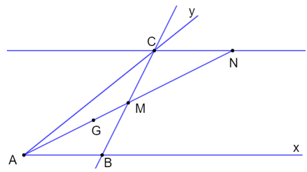 Sách bài tập Toán 7 Bài 34 (Kết nối tri thức): Sự đồng quy của ba đường trung tuyến, ba đường phân giác trong một tam giác (ảnh 1)