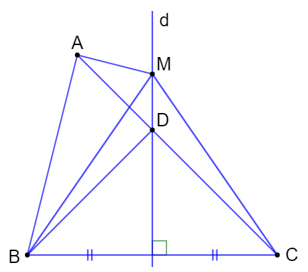 Sách bài tập Toán 7 Bài 35 (Kết nối tri thức): Sự đồng quy của ba đường trung trực, ba đường cao trong một tam giác (ảnh 1)