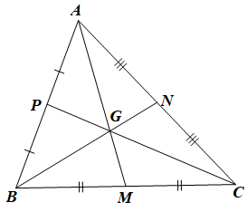 Sách bài tập Toán 7 Bài 7 (Kết nối tri thức): Tính chất ba đường trung tuyến của tam giác (ảnh 1)