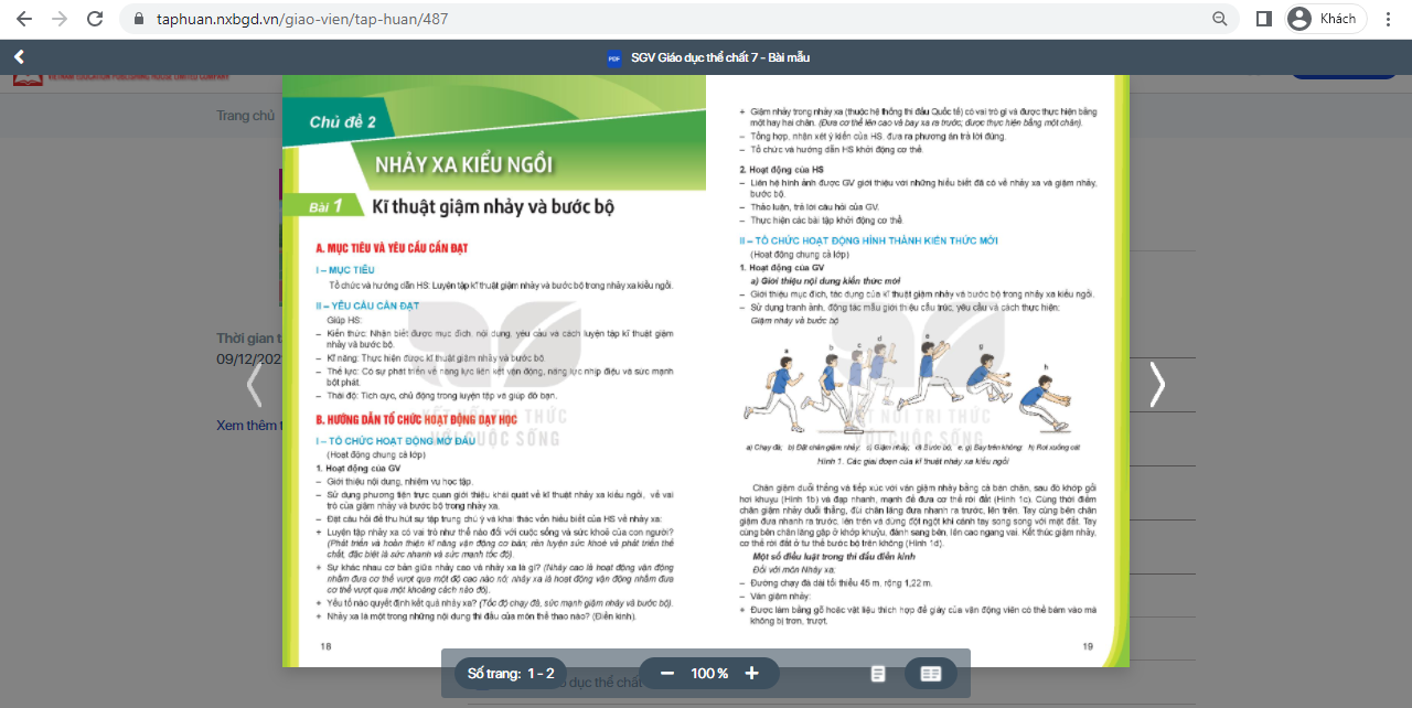SGK Giáo dục thể chất 7 Kết nối tri thức pdf | Tải PDF và xem trực tuyến | GDTC 7 (ảnh 1)