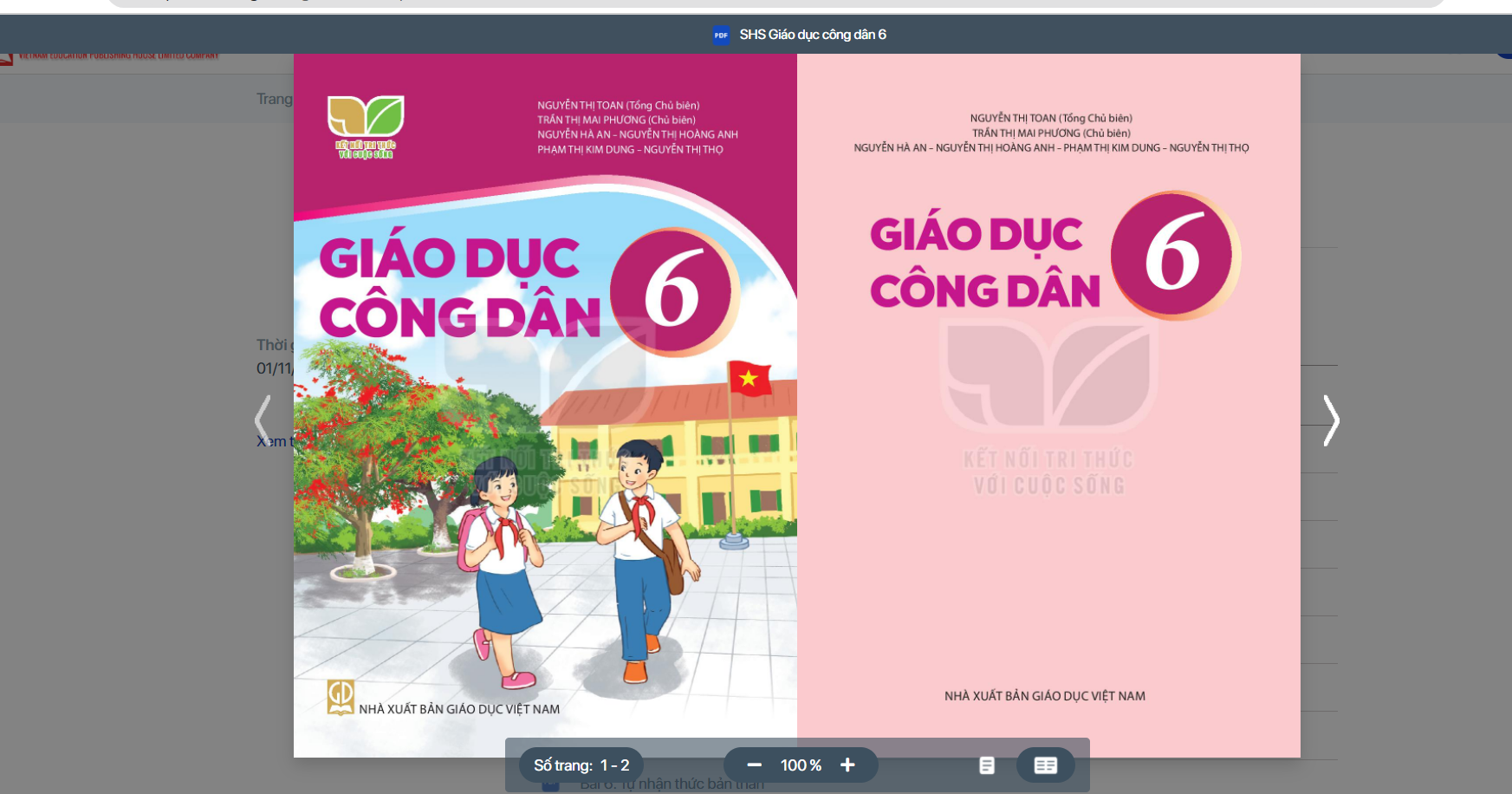 SGK Giáo dục công dân 6 Kết nối tri thức pdf | Tải PDF và xem trực tuyến | GDCD 6 (ảnh 1)