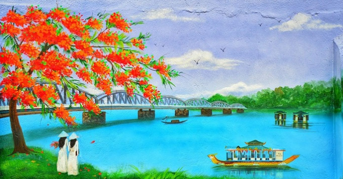 TOP 10 mẫu Sáng tác một bài thơ, vẽ một bức tranh,... về hình tượng sông Hương (2023) SIÊU HAY (ảnh 1)