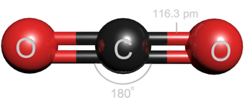 Công thức Lewis của CO2 (carbon dioxide) theo chương trình mới (ảnh 1)