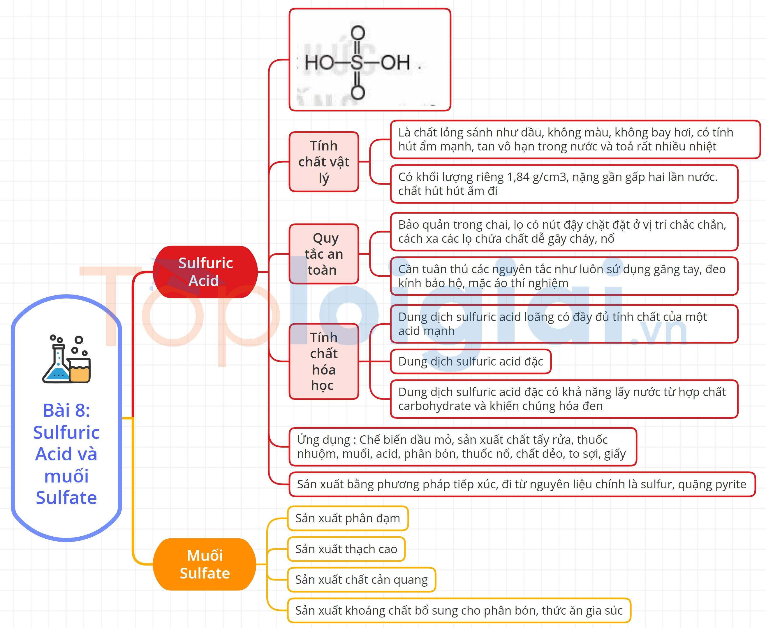 Lý thuyết Sulfuric acid và muối sulfate – Hóa 11 Kết nối tri thức (ảnh 1)