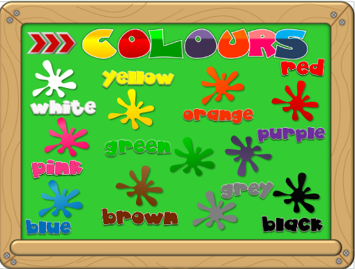 Trò chơi Powerpoint chủ đề màu sắc (7 mẫu) SIÊU HAY (ảnh 1)