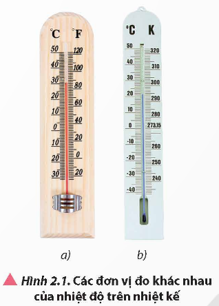 Giải Vật lí 12 Bài 2 (Chân trời sáng tạo): Thang nhiệt độ  (ảnh 1)