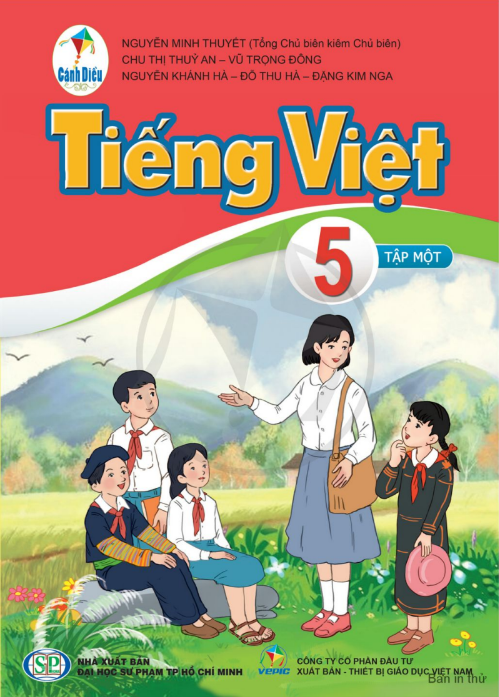 Tiếng Việt lớp 5 Cánh diều pdf | Xem online, tải PDF miễn phí (ảnh 1)