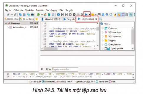 Lý thuyết Tin học 11 Bài 24 (Kết nối tri thức): Thực hành sao lưu dữ liệu (ảnh 1)