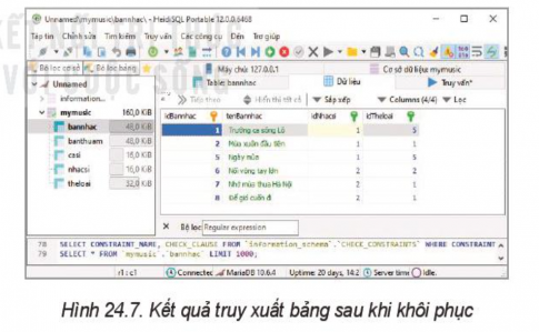 Lý thuyết Tin học 11 Bài 24 (Kết nối tri thức): Thực hành sao lưu dữ liệu (ảnh 1)