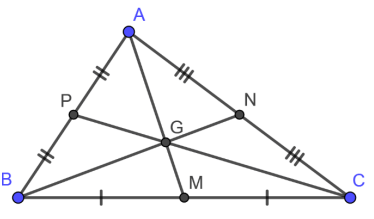 Trọng tâm của tam giác là gì? Cách xác định trọng tâm tam giác (ảnh 1)