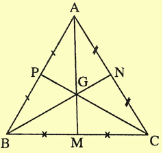 Trọng tâm của tam giác là gì? Cách xác định trọng tâm tam giác (ảnh 1)