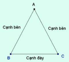 Tam giác cân là gì? Tính chất, dấu hiệu nhận biết và cách chứng minh tam giác cân (ảnh 1)