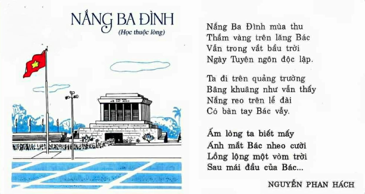 TOP 10 mẫu Phân tích bài thơ Nắng Ba Đình (2025) SIÊU HAY (ảnh 1)