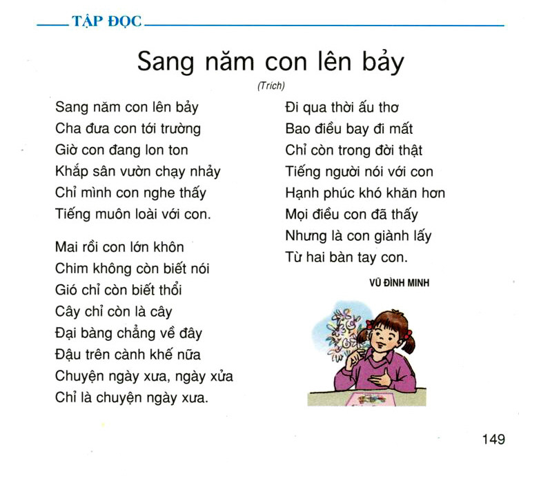 TOP 10 mẫu Phân tích bài thơ Sang năm con lên bảy (2025) SIÊU HAY (ảnh 1)