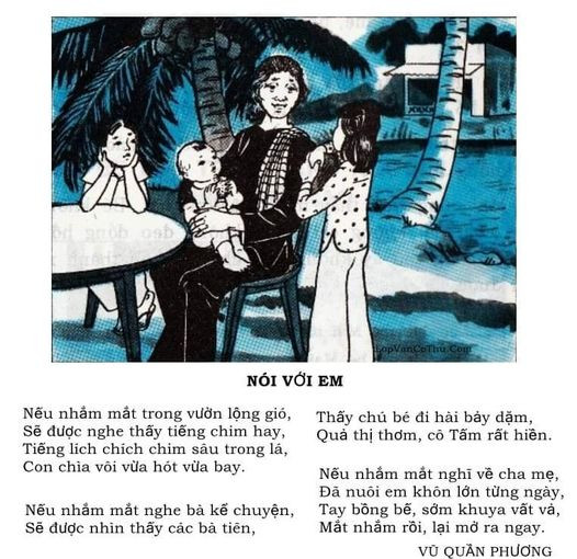 TOP 10 mẫu Phân tích bài thơ Nói với em của Vũ Quần Phương (2025) SIÊU HAY (ảnh 1)