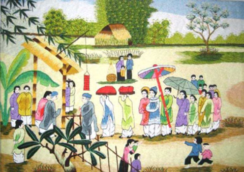 Đọc hiểu Đám cưới mùa xuân (có đáp án) (ảnh 1)