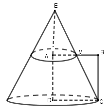 Trắc nghiệm Khái niệm về mặt tròn xoay có đáp án - Toán 12 (ảnh 10)