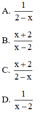 Trắc nghiệm Phép nhân các phân thức đại số có đáp án  - Toán lớp 8 (ảnh 1)