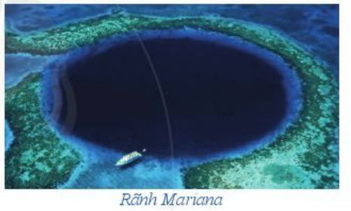 Độ sâu lớn nhất của các đại đương dưới mực nước biển (ảnh 1)