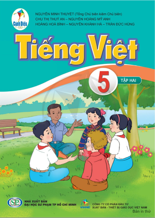Tiếng Việt lớp 5 Cánh diều pdf | Xem online, tải PDF miễn phí (ảnh 1)