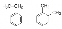 Viết công thức cấu tạo và gọi tên các hiđrocacbon thơm có công thức phân tử C8H10, C8H8 (ảnh 1)