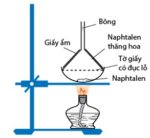Trình bày cách đơn giản để thu được naphtalen tinh khiết từ hỗn hợp naphtalen (ảnh 1)