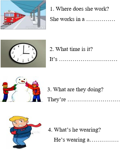 Bộ đề thi Tiếng Anh lớp 3 Học kì 1 không đáp án (12 đề) (ảnh 1)