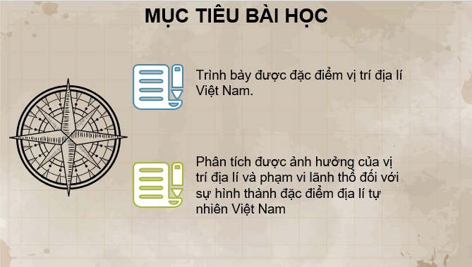 Giáo án điện tử Bài 1: Vị trí và phạm vị lãnh thổ Việt Nam | Bài giảng PPT Địa lí 8 Cánh diều (ảnh 1)