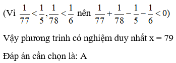 Trắc nghiệm Phương trình đưa về được dạng ax + b có đáp án - Toán lớp 8 (ảnh 1)