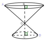 Trắc nghiệm Khái niệm về mặt tròn xoay có đáp án - Toán 12 (ảnh 4)