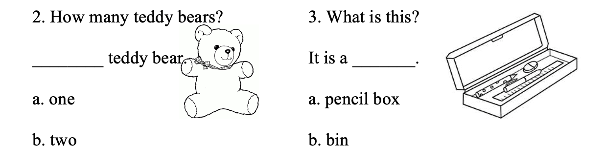 Đề thi Tiếng Anh lớp 1 Học kì 1 có đáp án (5 đề) (ảnh 1)