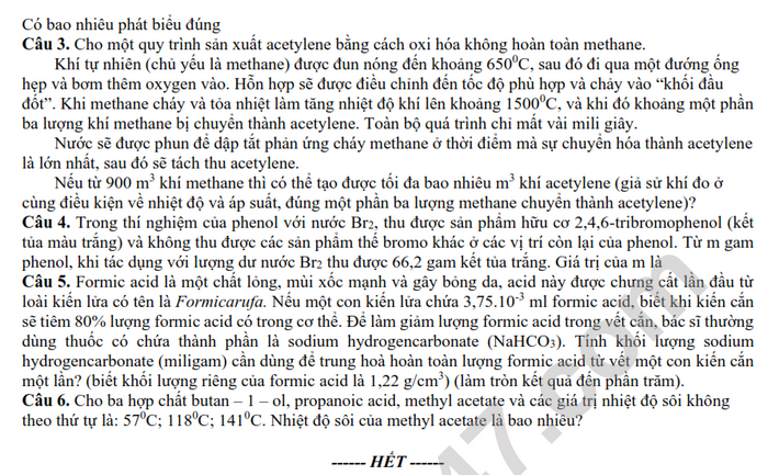 Đề thi thử THPT Quốc gia 2025 môn Hóa học Trường THPT Thuận Thành 1 (Bắc Ninh) có đáp án (ảnh 1)