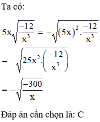 Trắc nghiệm Biến thay đổi đơn giản và giản dị biểu thức chứa chấp căn thức bậc nhị đem đáp án – Toán lớp 9 (ảnh 1)
