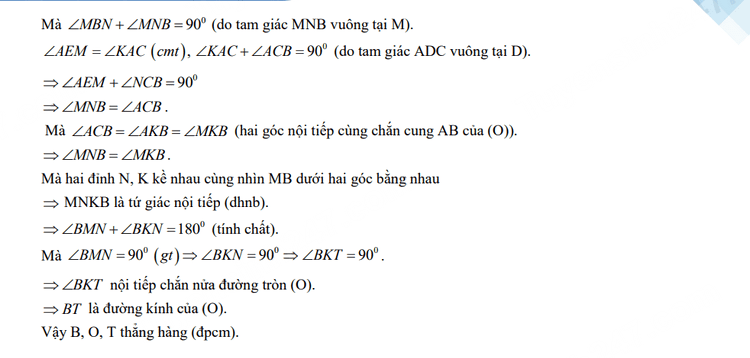 Đề thi vào 10 môn Toán Tỉnh Nam Định (2023 - 2024) mới nhất kèm đáp án (ảnh 1)