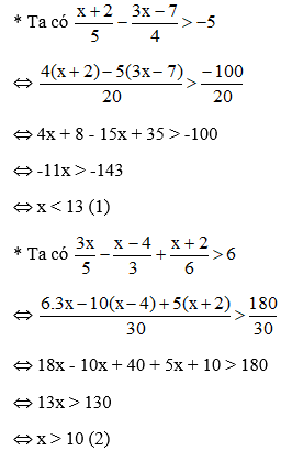 Trắc nghiệm Bất phương trình bậc nhất một ẩn có đáp án - Toán lớp 8 (ảnh 1)