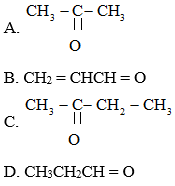 Hợp chất X có công thức phân tử C3H6O tác dụng với một lượng dư AgNO3 (ảnh 1)