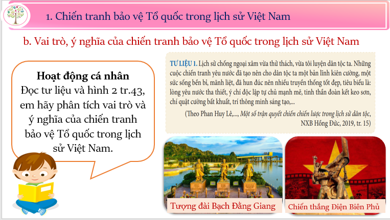 Giáo án điện tử Lịch sử 11 Bài 7 (Kết nối tri thức): Khái quát về chiến tranh bảo vệ tổ quốc trong lịch sử Việt Nam | Bài giảng PPT  (ảnh 1)