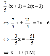 Trắc nghiệm Giải bài toán bằng cách lập phương trình (tiếp theo)  có đáp án  - Toán lớp 8 (ảnh 1)