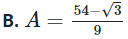 Gọi  z 1 , z 2  là hai nghiệm của phương trình  √ 3 z 2 − z + 6 = 0 (ảnh 1)