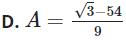 Gọi  z 1 , z 2  là hai nghiệm của phương trình  √ 3 z 2 − z + 6 = 0 (ảnh 1)
