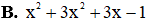Thực hiện phép tính ( x 2 − 2 x + 1 ) ( x − 1 )  ta được kết quả là (ảnh 1)