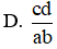 Cho ad = bc (cd ≠ 0; c2 ≠ 3d2).  Khi đó  a 2 − 3b 2 c 2 − 3d 2  bằng (ảnh 1)