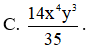 Phân thức nào dưới đây bằng với phân thức 2x 3 y 2 5 (ảnh 1)