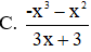 Phân thức nào dưới đây bằng với phân thức x 2 − 3 x 9 − 3x (ảnh 1)