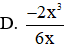 Phân thức nào dưới đây bằng với phân thức x 2 − 3 x 9 − 3x (ảnh 1)