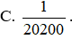 Giá trị của biểu thức  C =  1 x − 18 − 1 x + 2  với x = 2018 là (ảnh 1)